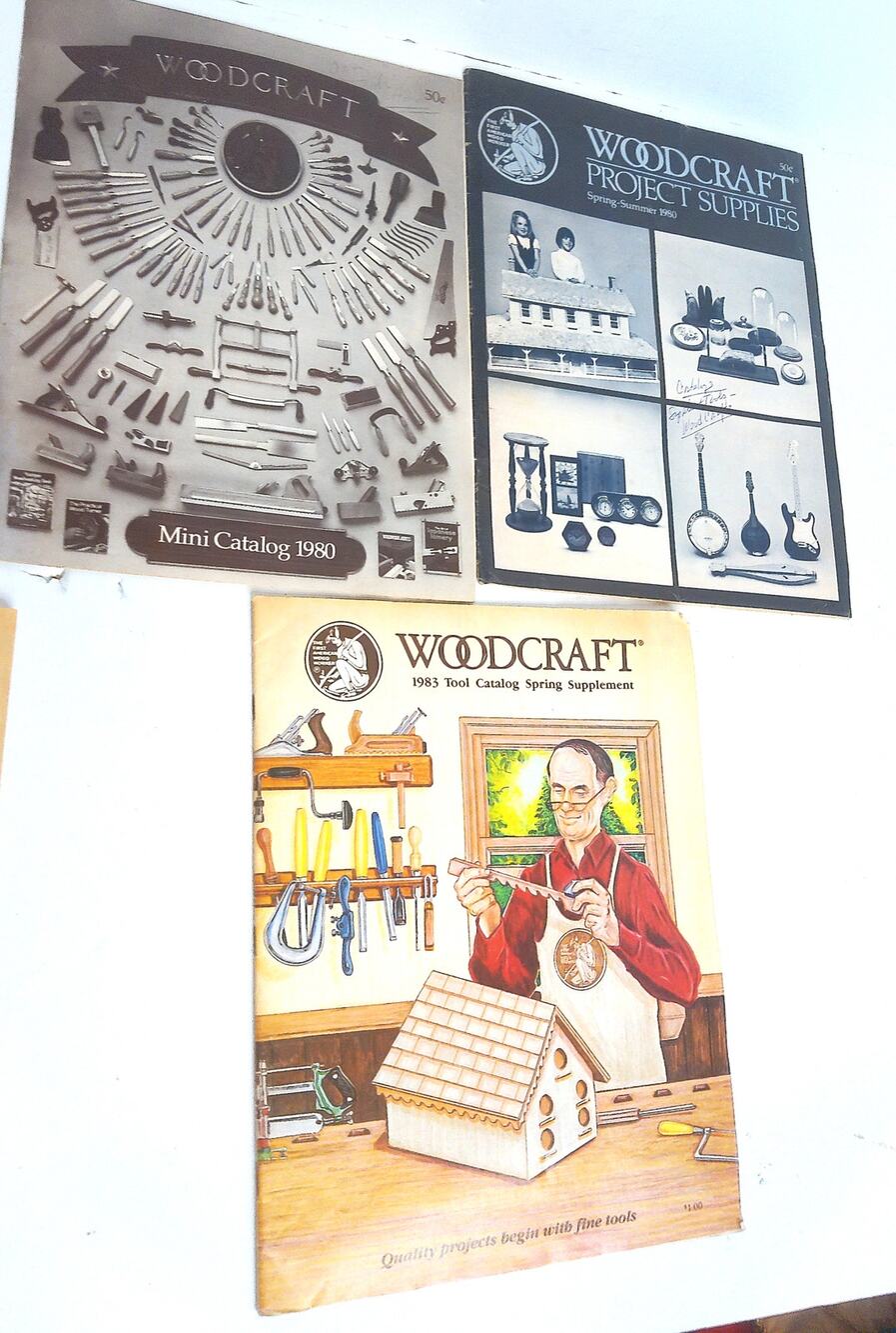Woodcraft Project Supplies Catalogs 1980 And 1983 Set of 3